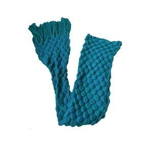 Mermaid Tail Crocheted Blanket